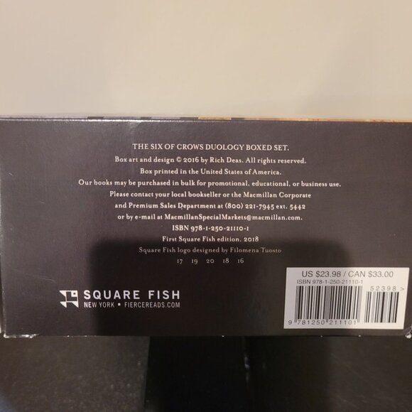 The Six Of Crows Duology By Leigh Bardugo  Grishaverse Hardcover Box Set - Picture 8 of 9